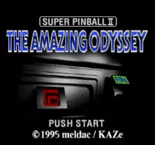 Image n° 1 - screenshots  : Super Pinball II - Amazing Odyssey